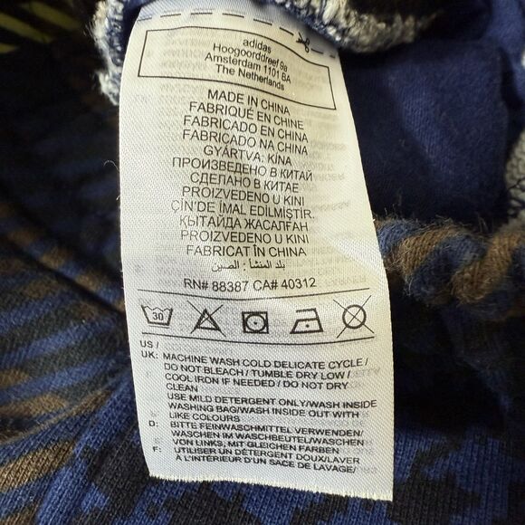 Adidas IVY PARK Sweatpants Youth Kids Size Medium Houndstooth Joggers - Picture 12 of 14